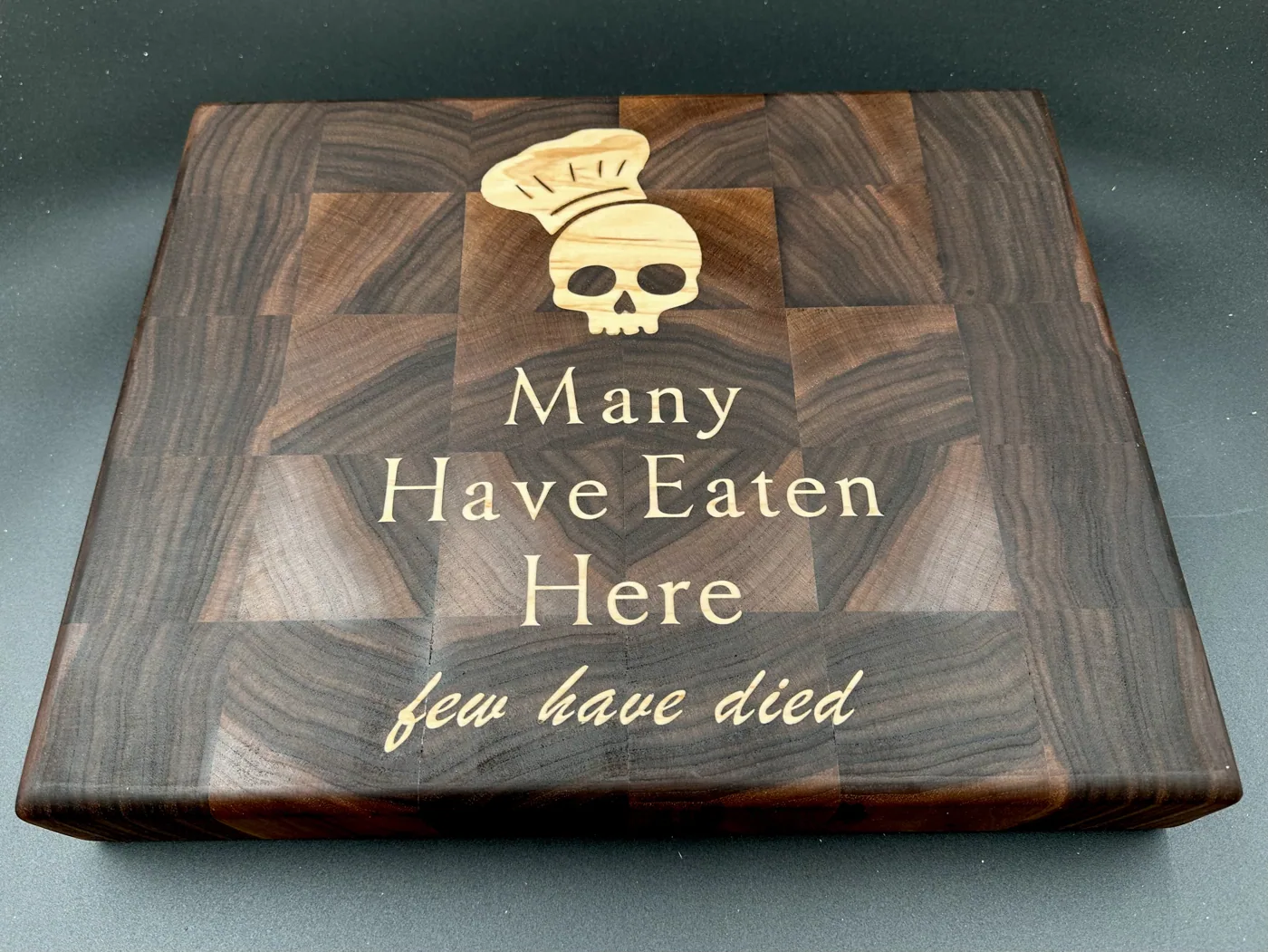 Engraved Walnut Cutting Board
